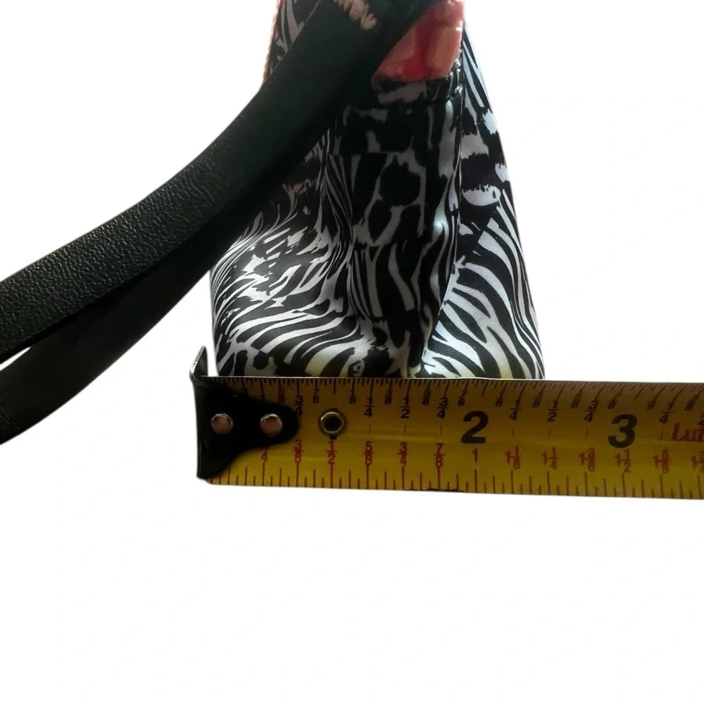 Lululemon Ivivva Black and Coral Cosmetic Bag
